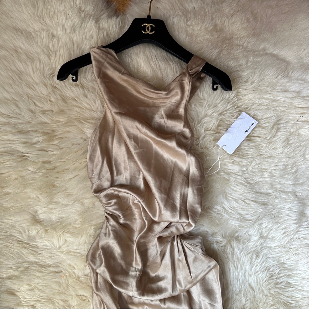 Reformation Casette Silk Dress NWT